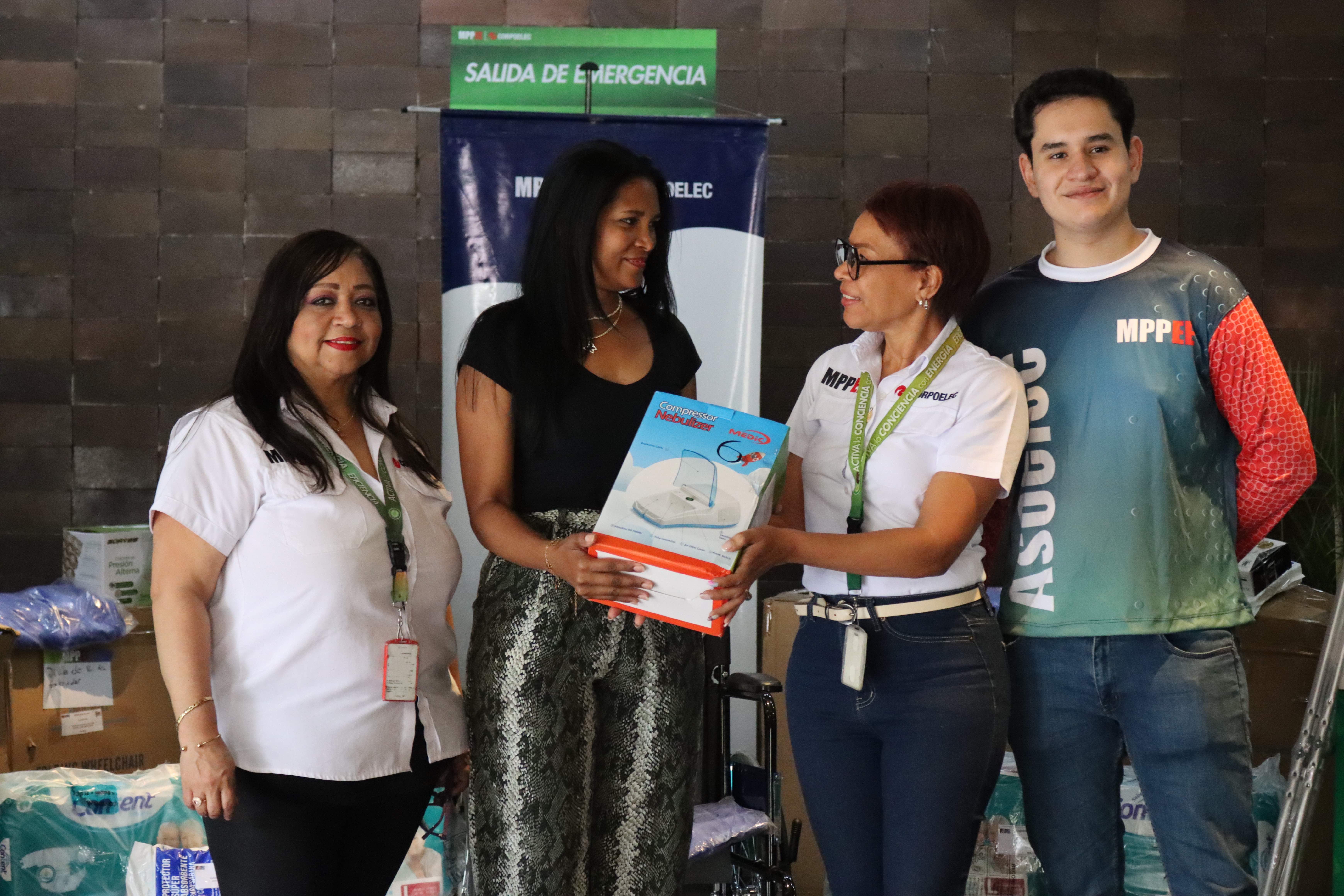 ASOELEC y OAC entregaron insumos para dignificar la vida de trabajadores y jubilados del SEN