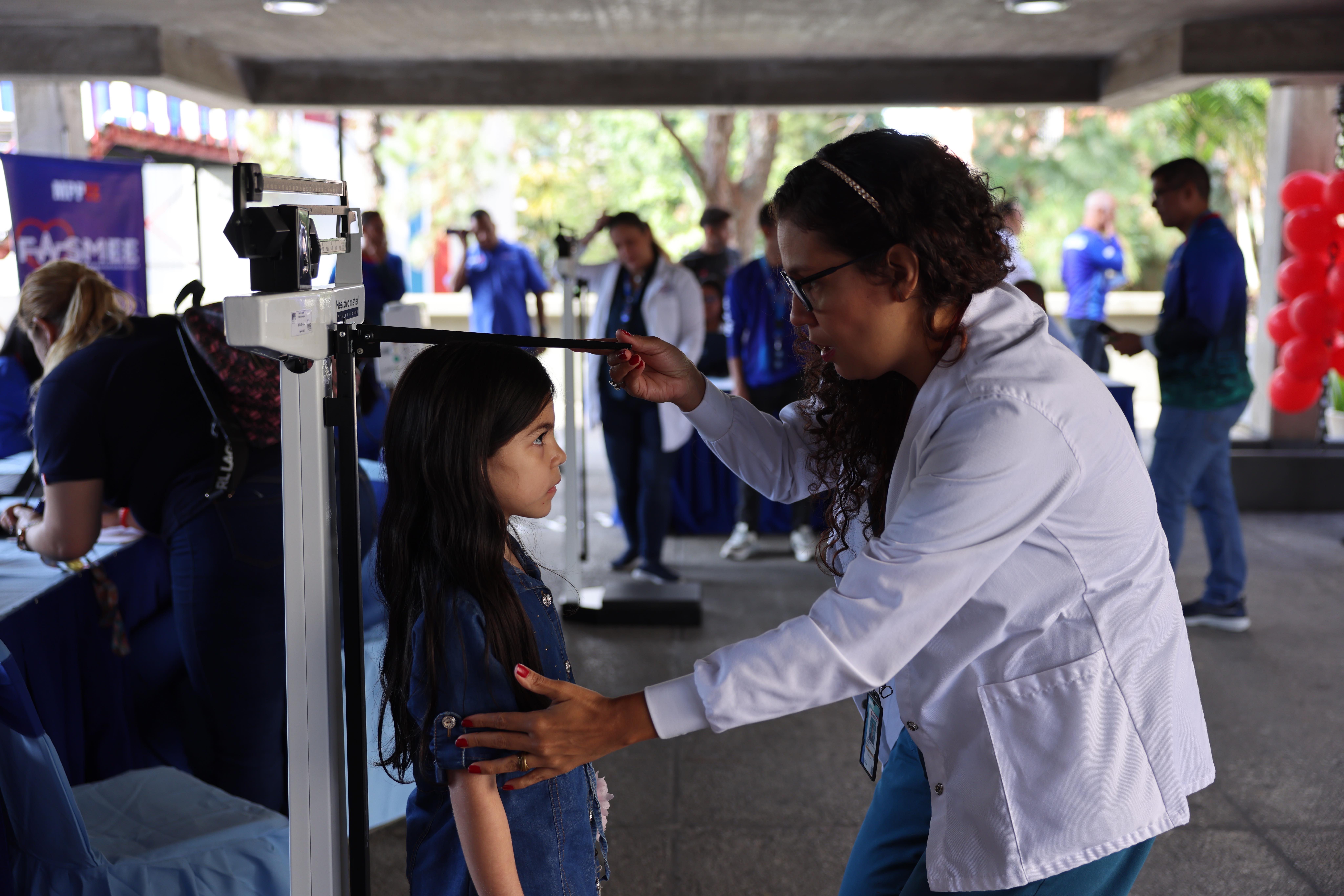 Más de 550 niños y niñas fueron atendidos en jornada de salud