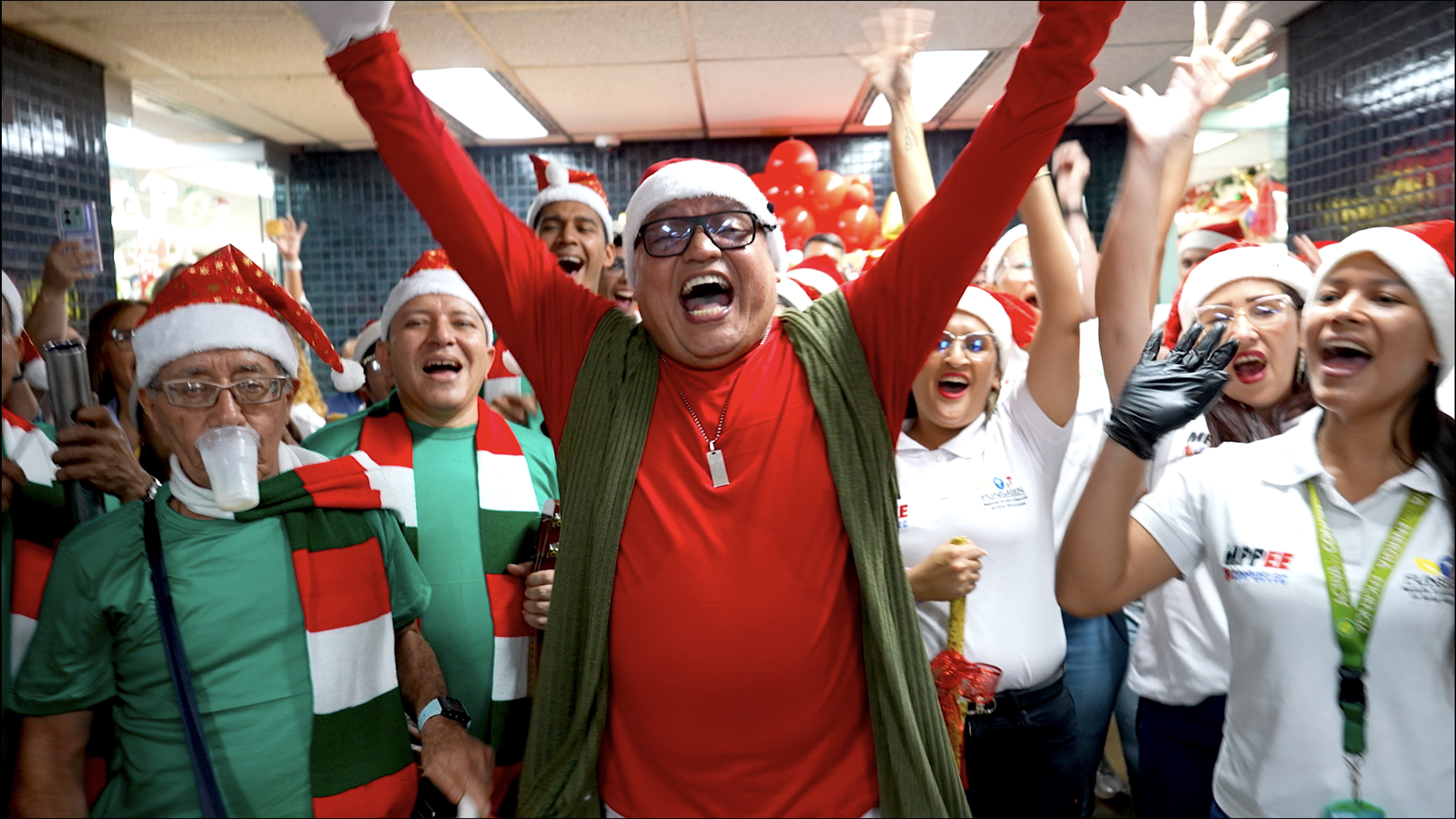 Trabajadores del sector eléctrico celebran la Navidad con el tradicional concurso de decoraciones